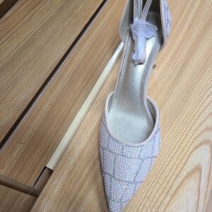 Elegant Silver Women's Shoes